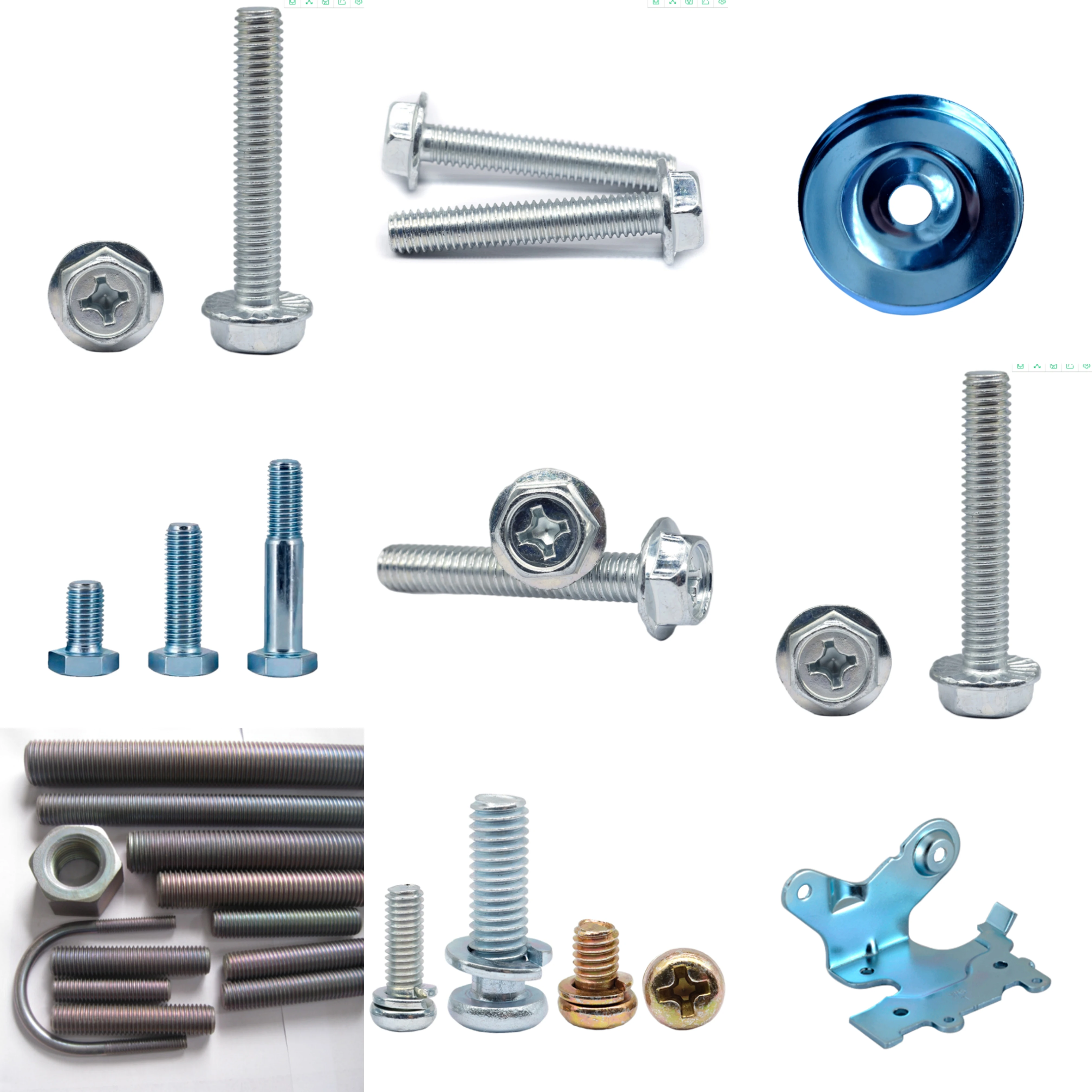 Manufacturer wholesale china waterproof M12 Trivalent chromium passivated