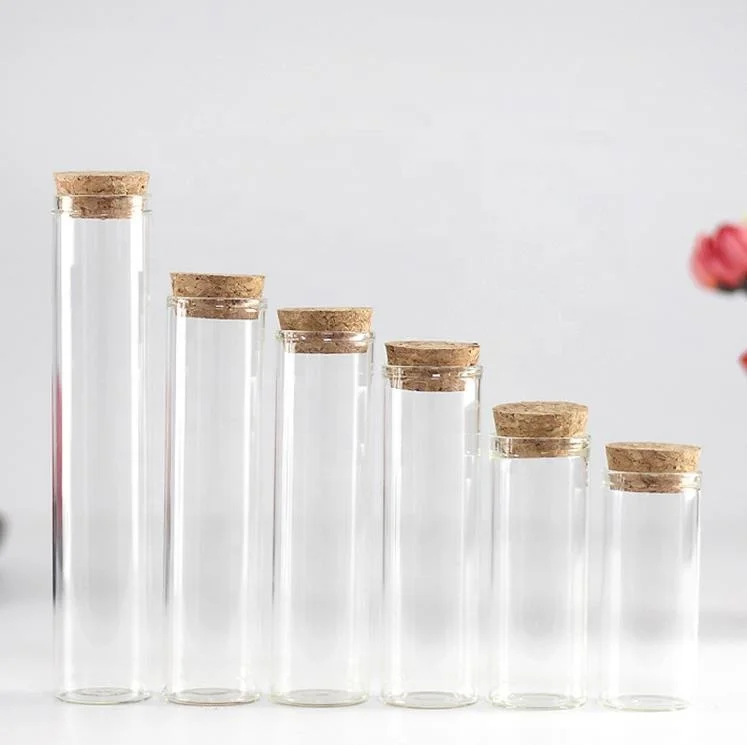 12ml 15ml 20ml 25ml 30ml 40ml 50ml 55ml 60ml 80ml 100ml 110ml glass vial with cork wishing bottle