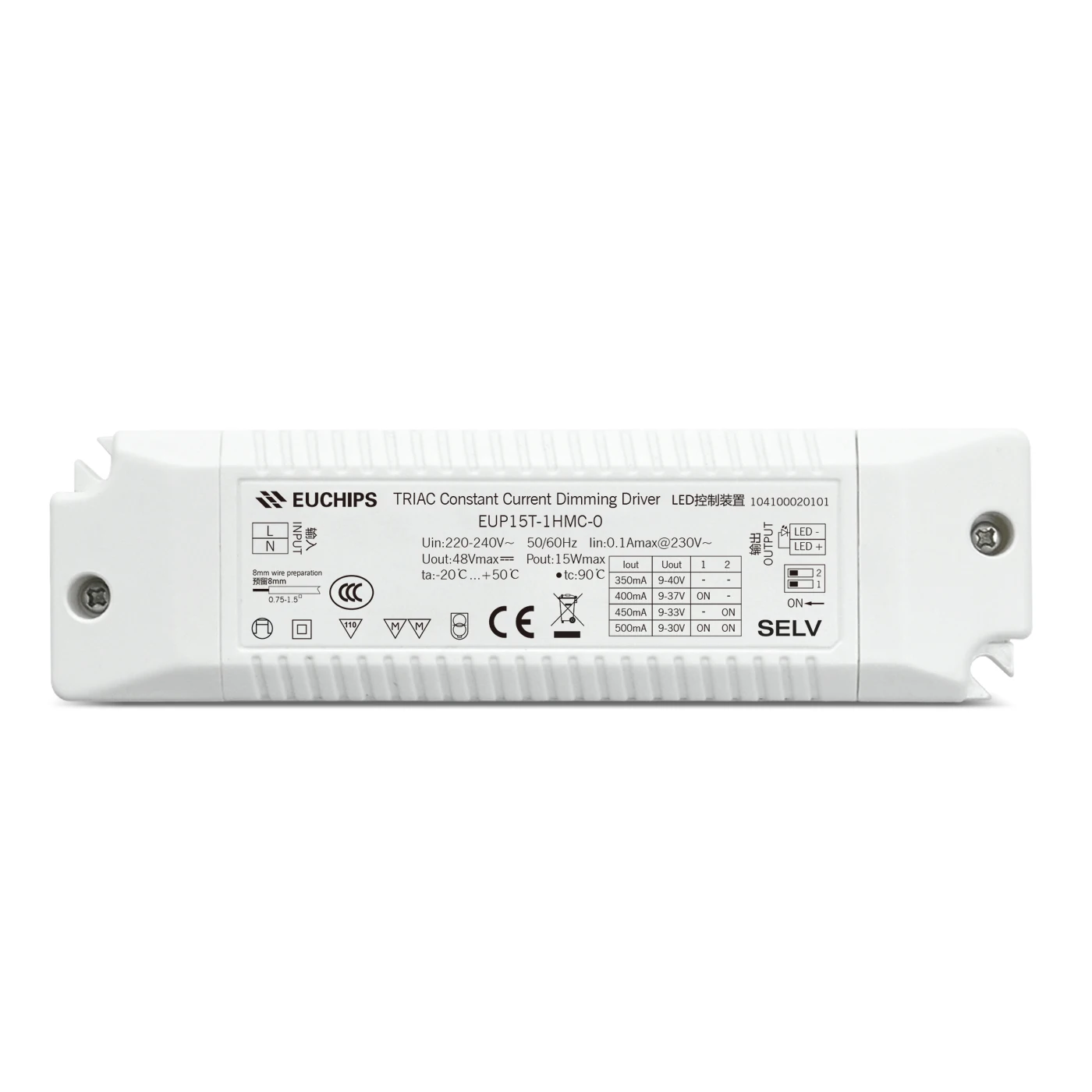 ТРИАК Диммируемый Светодиодный источник питания ОСА с регулируемой яркостью LED мощность 15 Вт постоянного тока светодиодные полосы света Triac драйвер