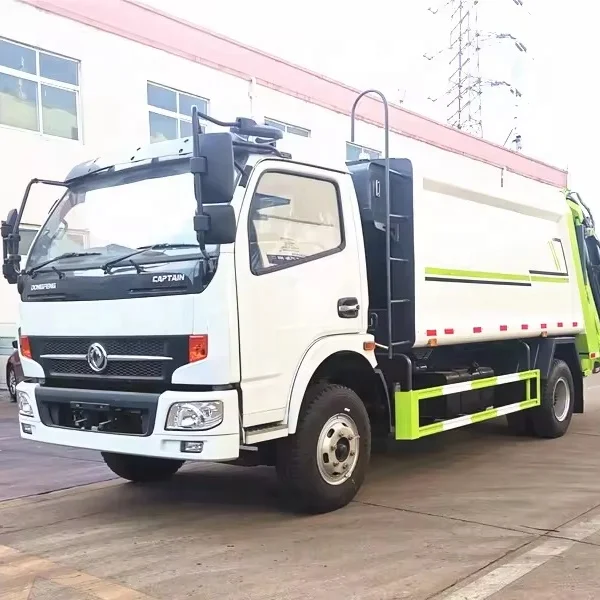 Китай Dongfeng 8 м3 уплотнитель мусоровоз для сбора мусора самосвал