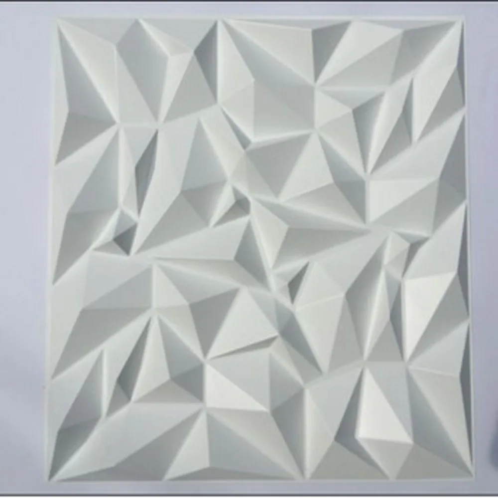 innovative design DIY Square board house bedroom interior wall paper sticker decoration home pvc wall panel 3d wallpaper