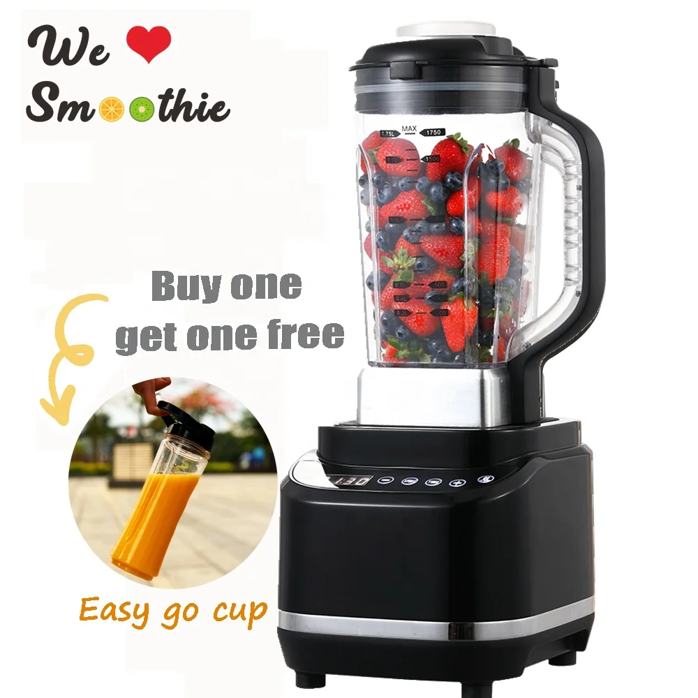 Высокоскоростной кухонный миксер для смузи, вакуумный кухонный блендер