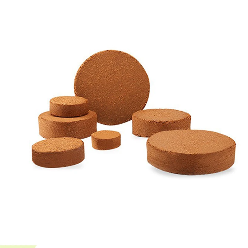 E3 5pcs New Product For Plants 2024 Garden Grow Seeding Coco Peat Tables Coco Peat India Coco Peat Soil