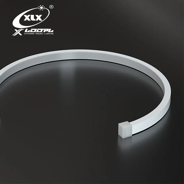 New Bar Lighting LED Flexible Flexible Bent Neon Light 16x16mm Silicone IP65 Indoor and Outdoor Lights