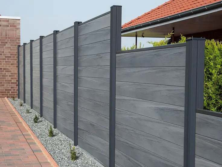 house privacy cheap aluminium decorative fencing panels pools plinth slats wpc prices laser cut aluminum fencing