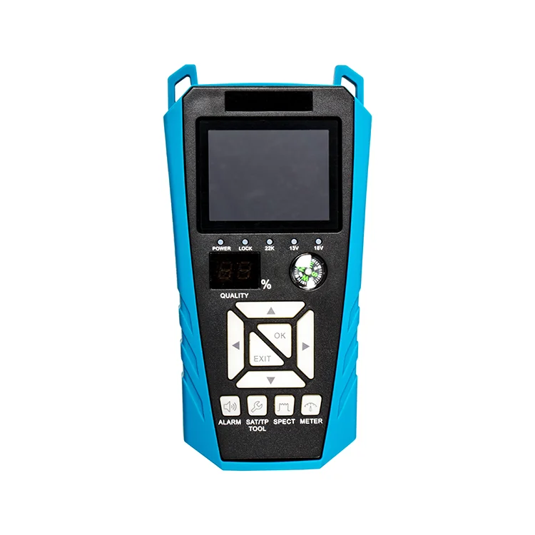 2.4inch full hd s400 real time spectrum digital dvb-s2 signal meter solid  satellite finder spectrum analyzer