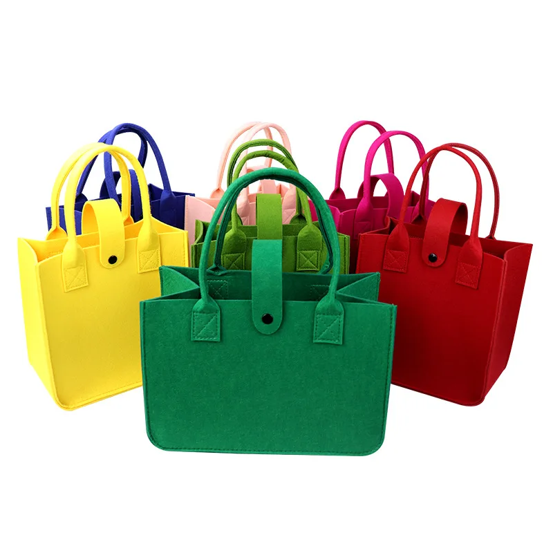 Organiser Wholesale Gift Logo Candy Hebei Customization Small Storage Organizer Shopping Felt Tote Bag