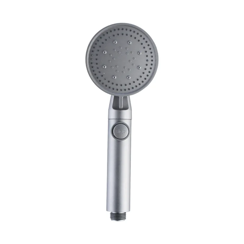 LANDOO Duschkopf Rainfall 5 Function Adjustable With Stop Button Water Saving Handheld Spray Nozzle High Pressure Shower Head
