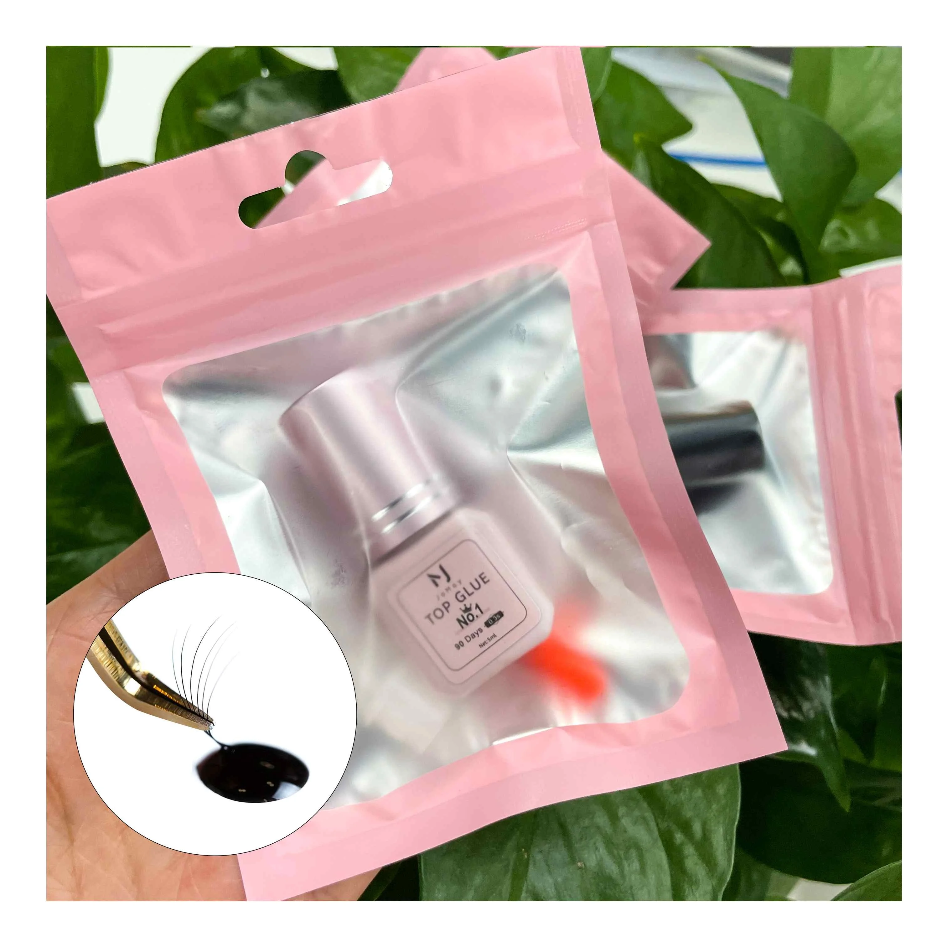 water proof oil resistant lash adhesive wholesale 5-10ml black private label low irritation eyelash extension glue