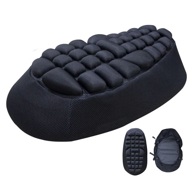 Полностью закрытый Чехол для сидения мотоцикла амортизирующая воздушная подушка