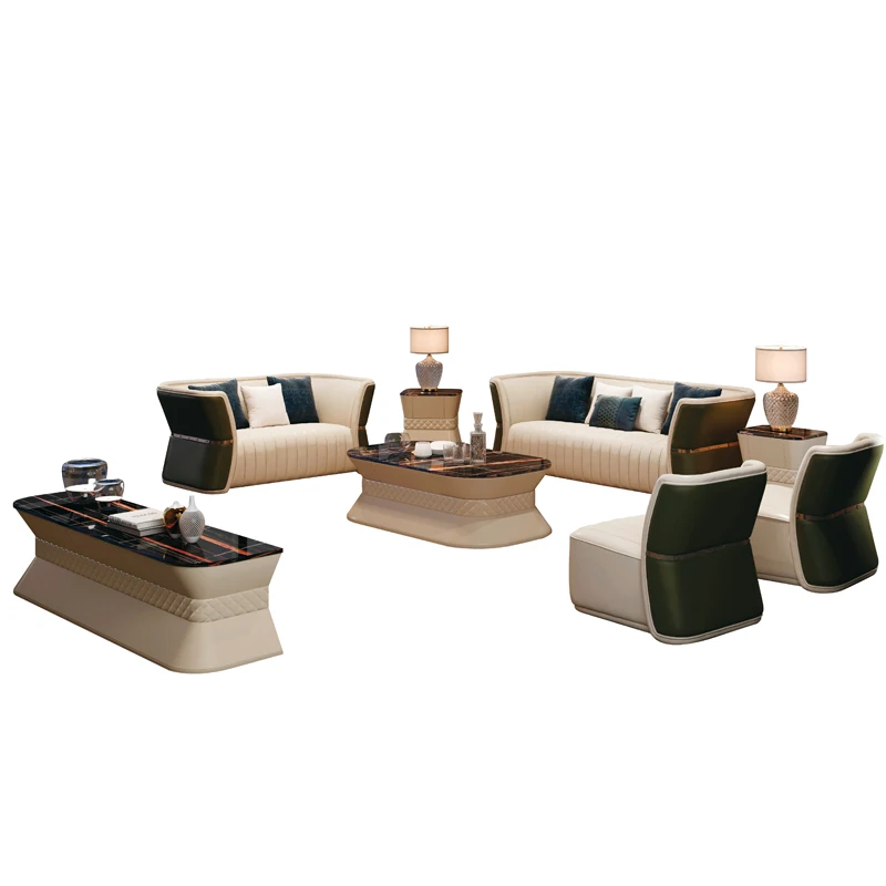 
italian leather sofa and fancy furniture BS-008# 