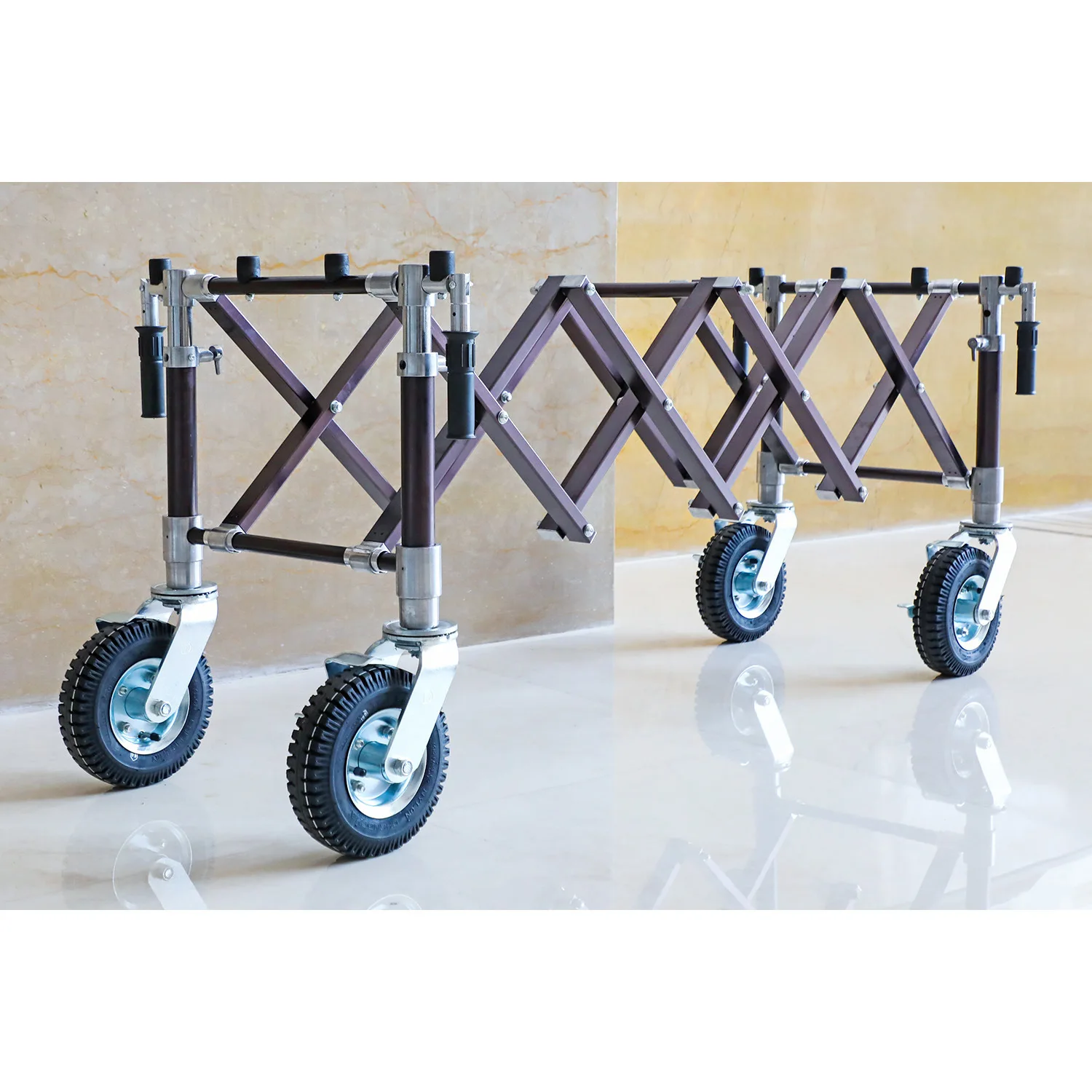 THR-CTF04 Funeral Products Mortuary Church Truck Folding Coffin Transport Trolley