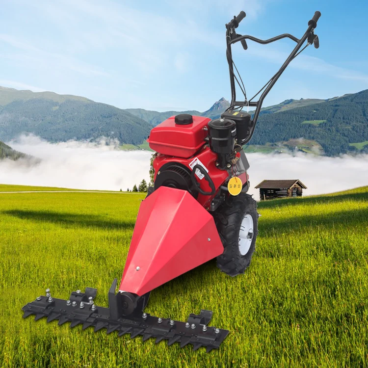Multifunctional agricultural garden lawn mower, hand-held gasoline small micro tillage scarifier