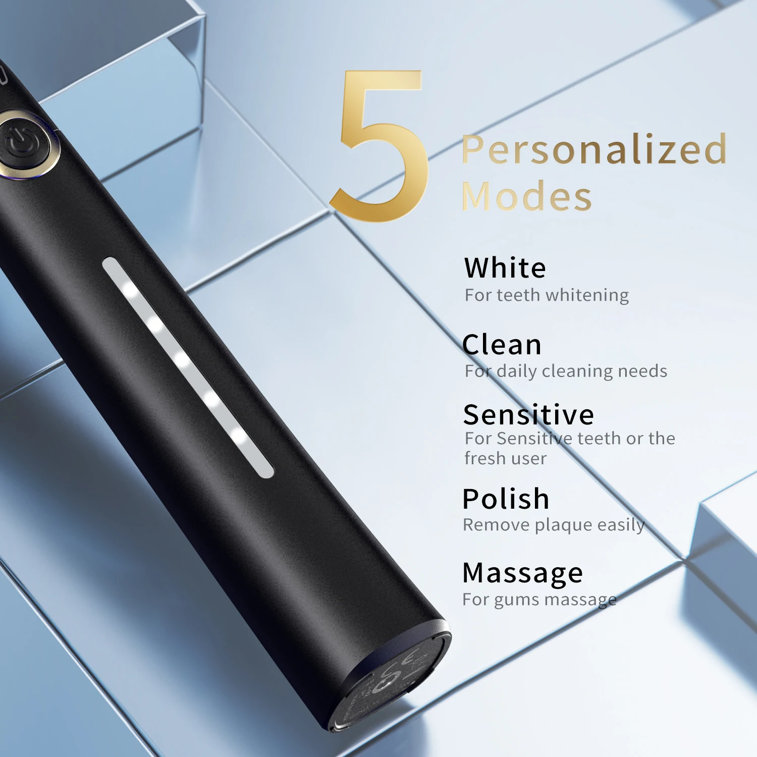  SEAGO Manufacturer SG958 With 2 Heads Protective Clean USB Rechargeable Electric Sonic