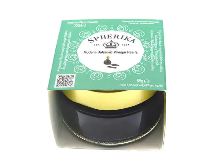 2024 New Balsamic Vinegar Pearls For Salad Delicate And Slightly Gelly 14 Mouths Shelf Life 55G Balsamic Vinegar Pearls