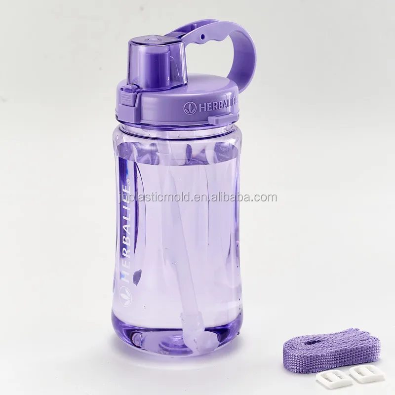 Factory wholesale 1L/2L 1000ml/2000ml Portable Nutrition Sports straw strap tritan plastic Water Bottle