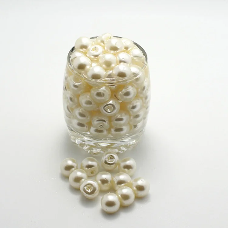 ZM181 Factory Direct  Fashionable  for Clothing   Decorative Round Button Plastic Pearl Buttons