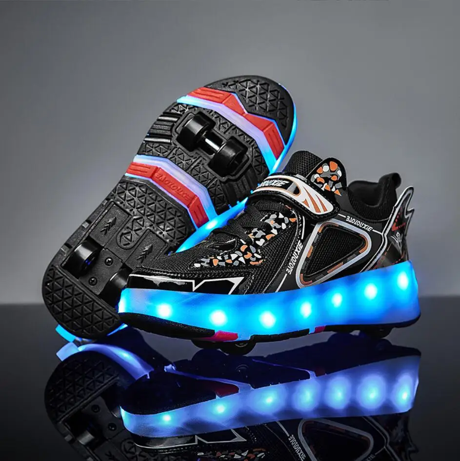 kick out roller skate shoes with 4 wheels