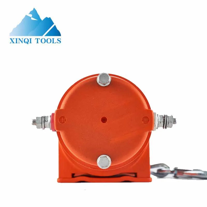 XINQI  New 2500lbs.Load Capacity Winch 12V Steel Cable Winch Electric Winch with Wired Remote and Wireless Remotes, 4-Way Roller