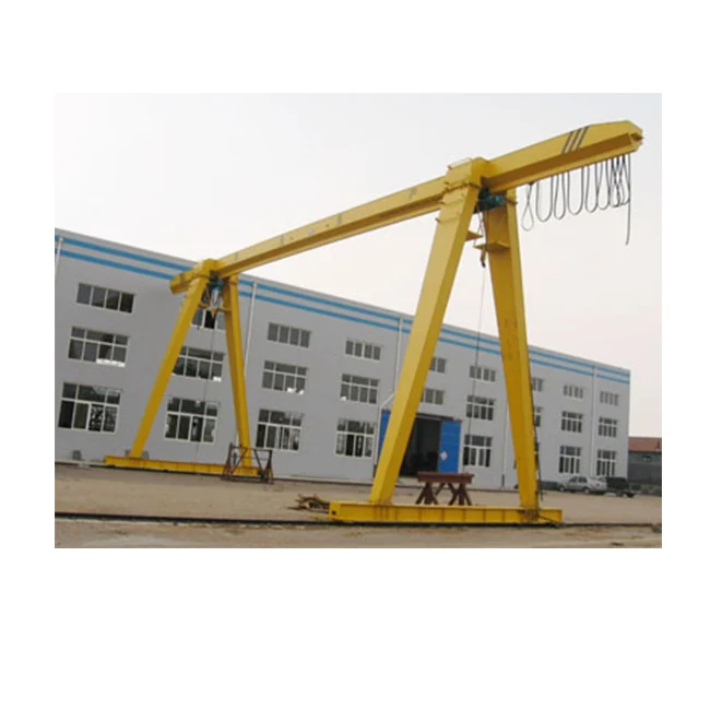 10t 15t 20t 30t gantry overhead crane mobile rail mounted electric hoist lifting mh gantry crane with cable