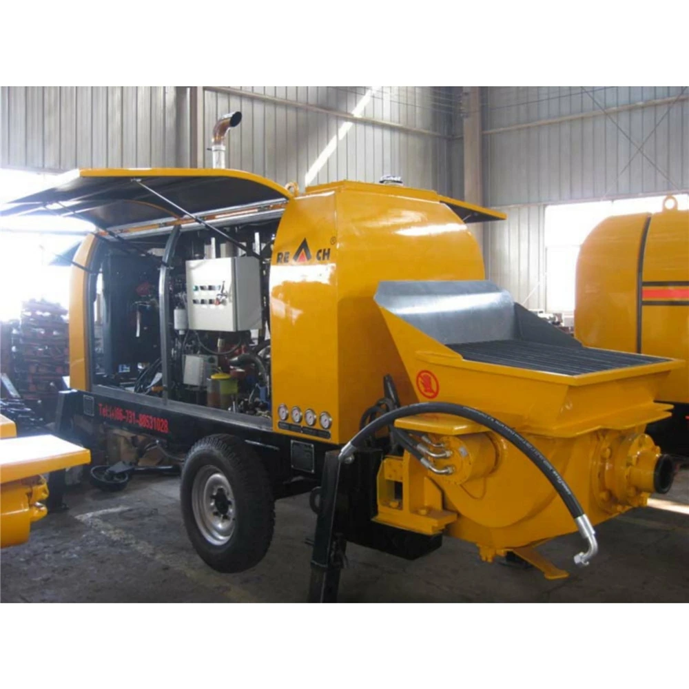 
low cost concrete trailer pump with great price 
