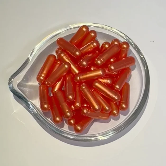 Size 00 0 Factory Herbal Medical Outlet Pearl Copper Empty Hard Capsules Vegetable Shells