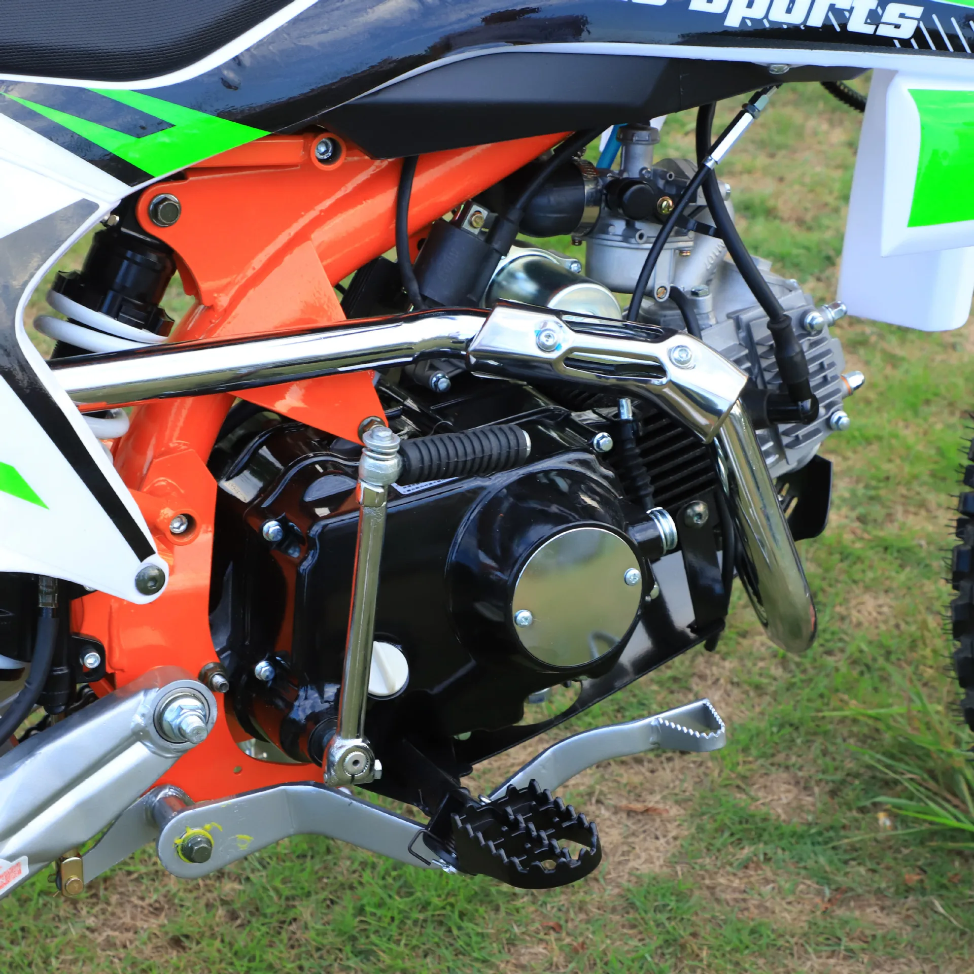 Высококачественный Мото Кросс бензиновый Мотоцикл Мотокросс 125cc с задней вилкой из сплава