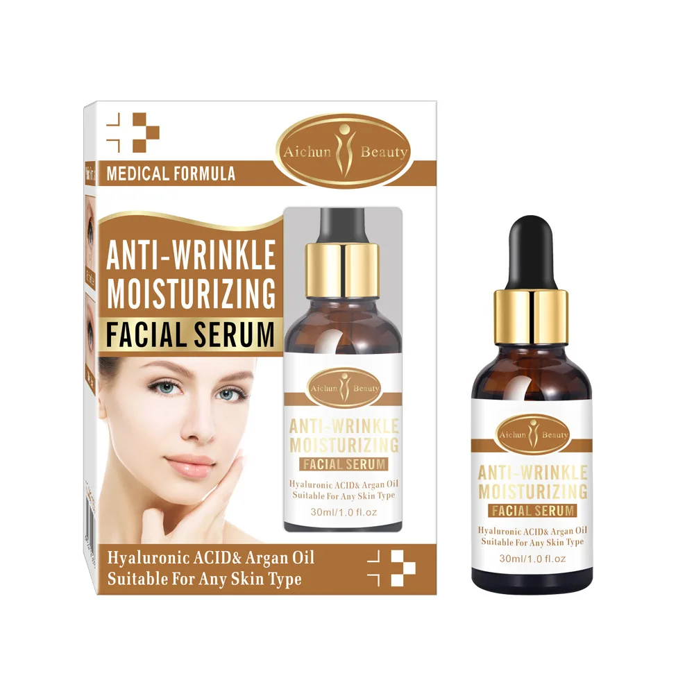 Hyaluronic Acid argan oil anti wrinkle moisturizing repairing whitening facial serum