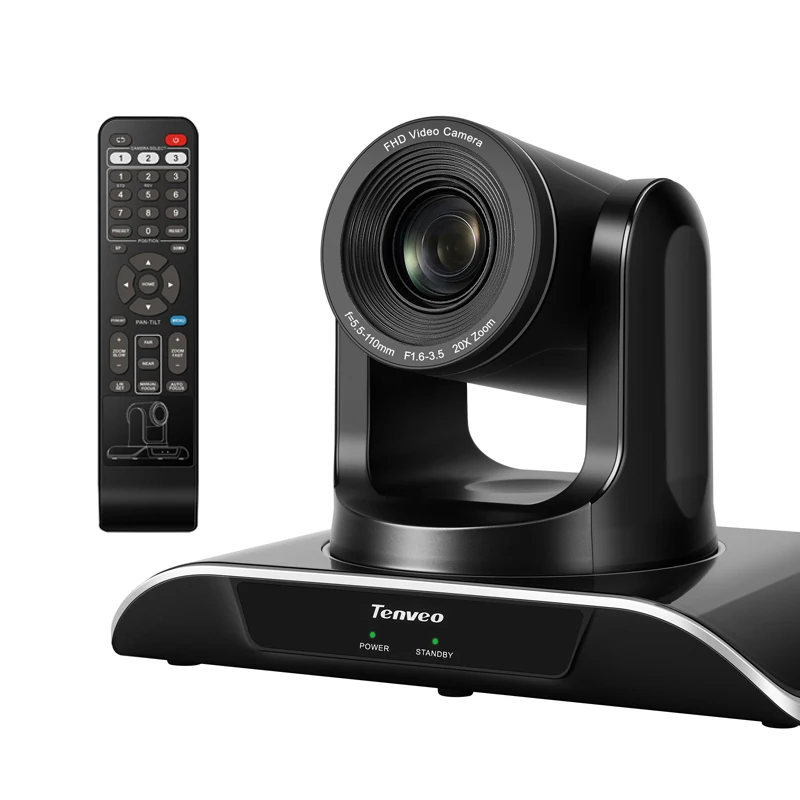 VHD202U  1080P RS485/RS232 keyboard control remote control PTZ 20x usb conference camera