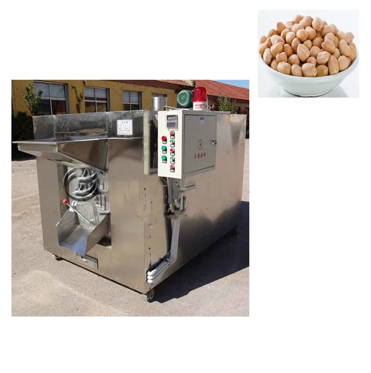industrial cashew nut sunflower seeds roaster oven pistachio peanut nut roasting machine