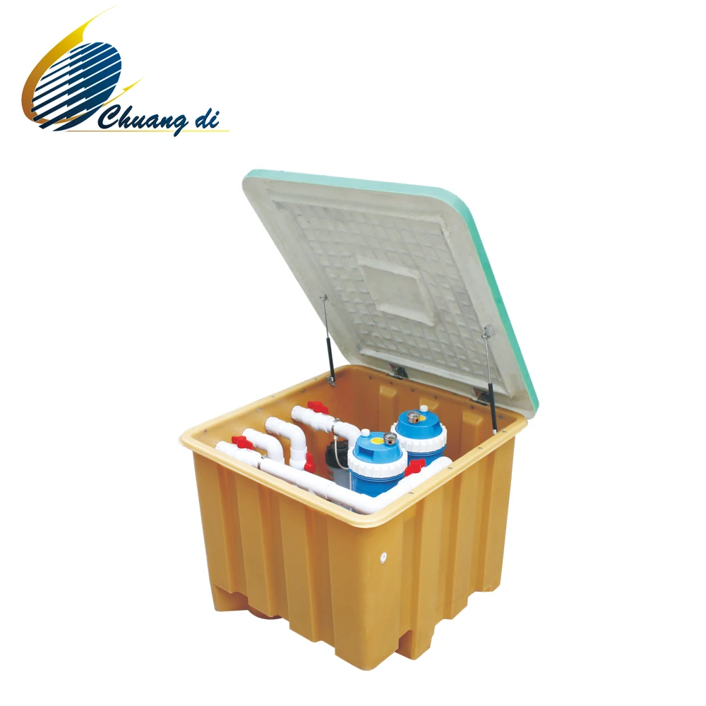 AQUA Swimming pool Under ground One Compact Filtration system for water treatment