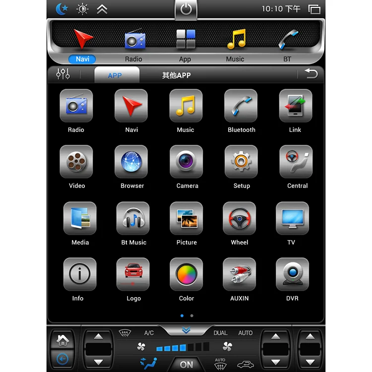 For Toyota Prado High quality control 13.6 inch IPS screen car DVD