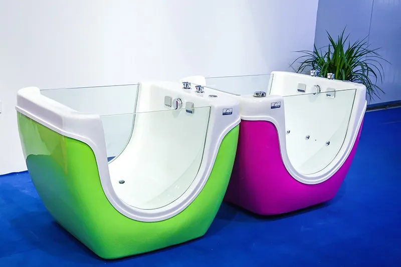manufacturing Italy baby bath tub hydromassage/baby bathtub spa/colorful light,waterfalling function