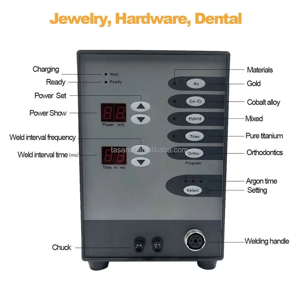 TEBAK 110V 220V Laser Welding Machine Automatic Numerical Control Handheld Pulse Argon Arc Welder For Welding Jewelry