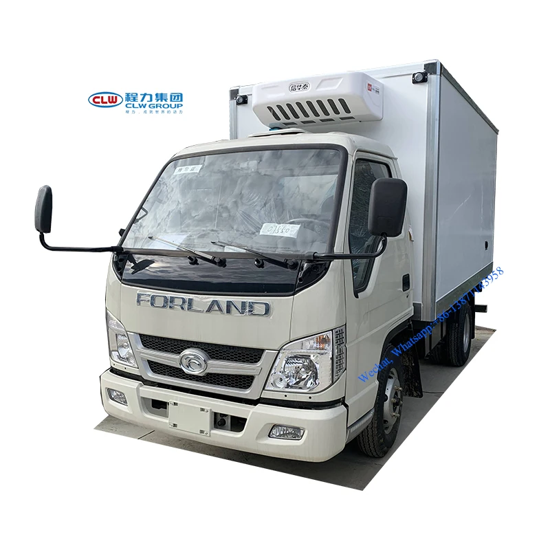 Foton 3 tons refrigerator trucks, van lorry trucks, food cooling trucks