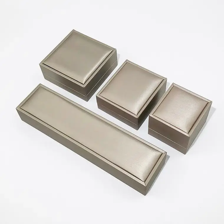 Fashion brushed pu leather ring box pendant box  jewelry gift  Bracelet box