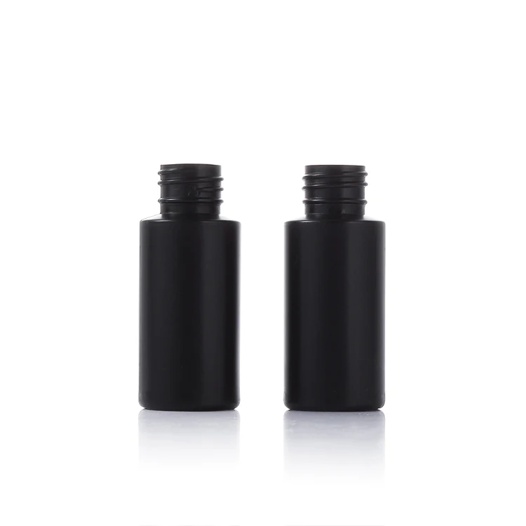 30ml 1oz Empty Black Plastic Squeeze Dispensing Bottles Glue Bottle Light-proof Sealed Plastic Bottle With Caps For DIY Crafts