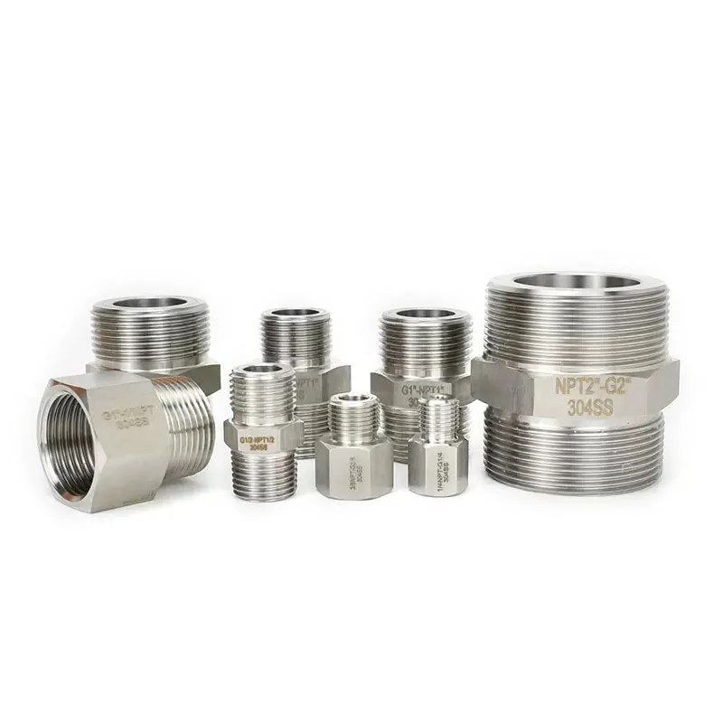 Reducing Hex Bushing Conversion Adapter Threaded Screw Bushing Pressure Gauge Instrument Beer Plug Pipe Fitting Bush Reducer