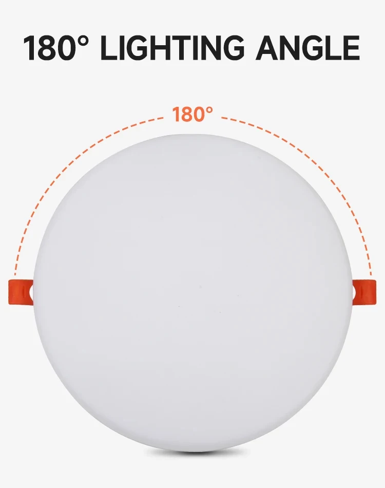 Indoor Office Color Changing Plastic Recessed Round Square LED Ceiling Backlit Panel Light 24w