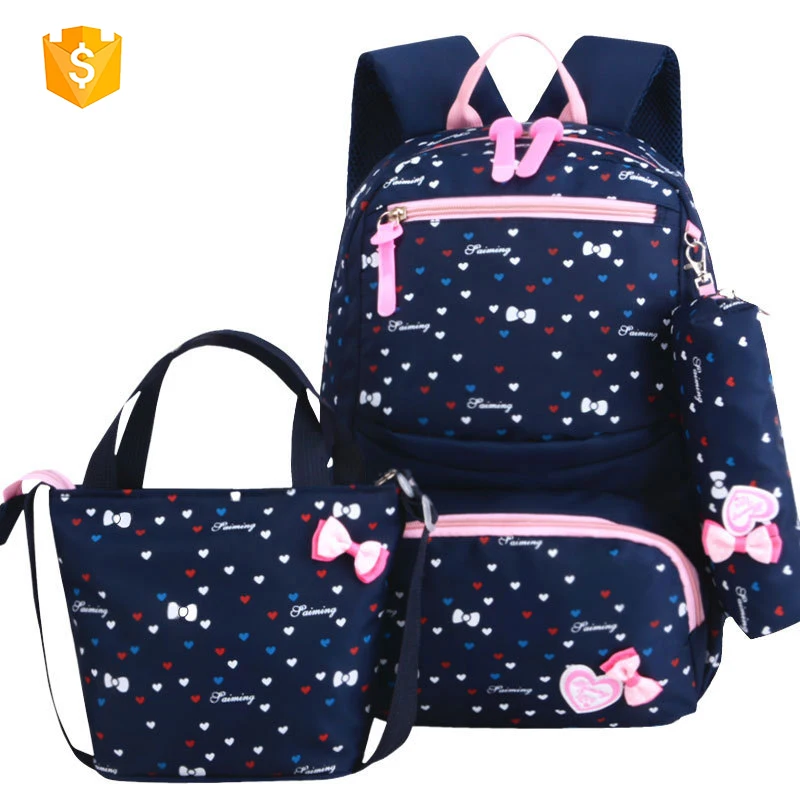 
3Pcs Elementary Kids School Backpack Bookbag Set for Teens Girls Children School Bag 