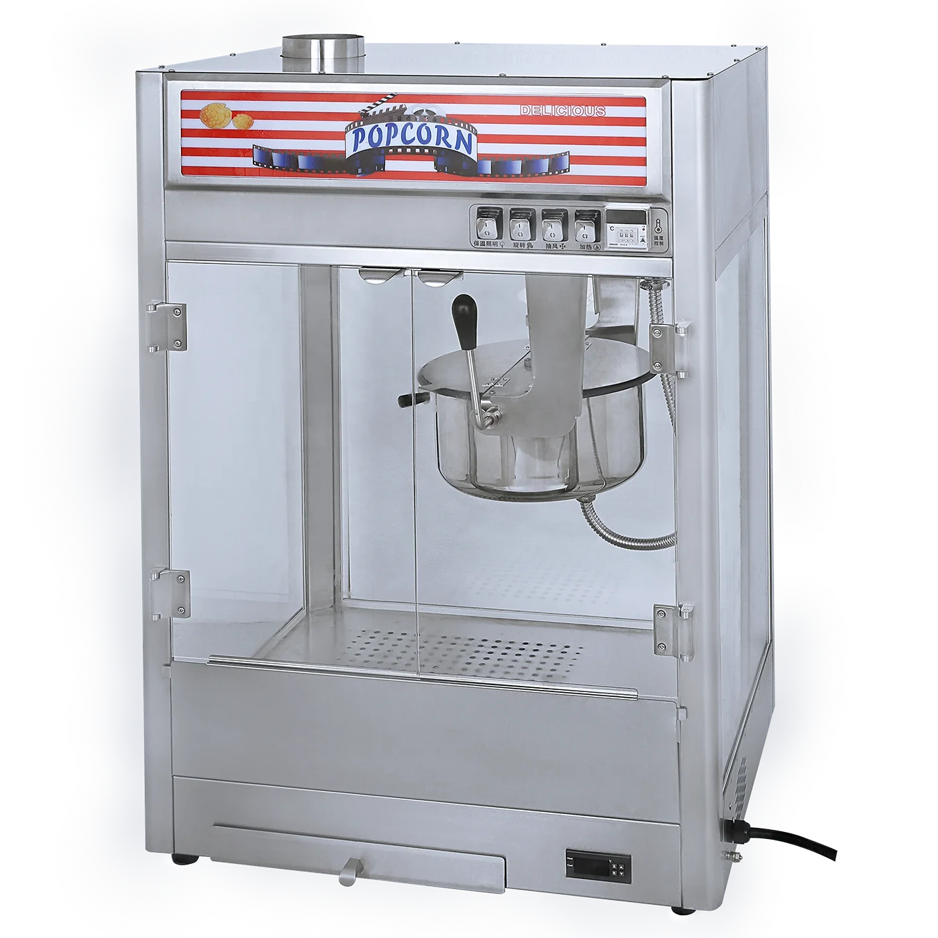 Large-capacity popcorn special for electromechanical cinema amusement park