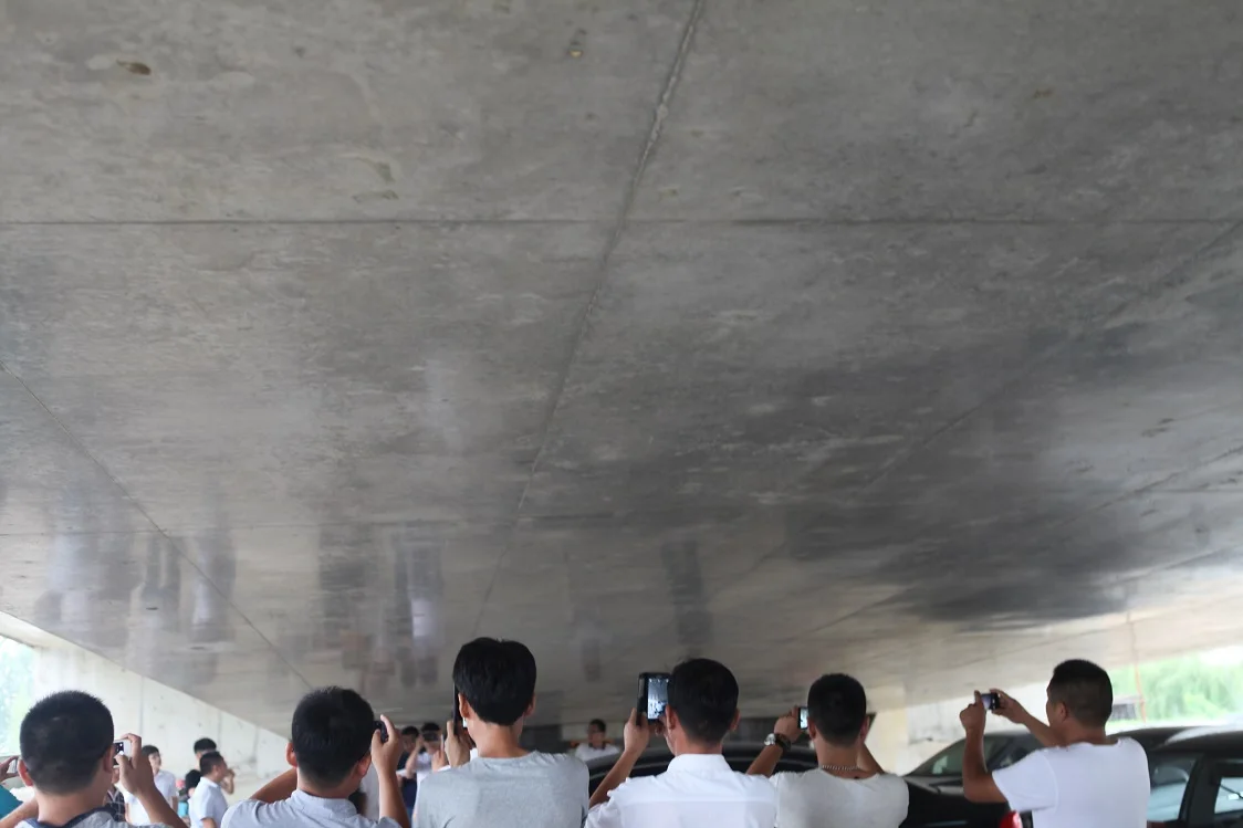 
PVC Coated Plywood With Nice Concrete Finish For Building Construction 