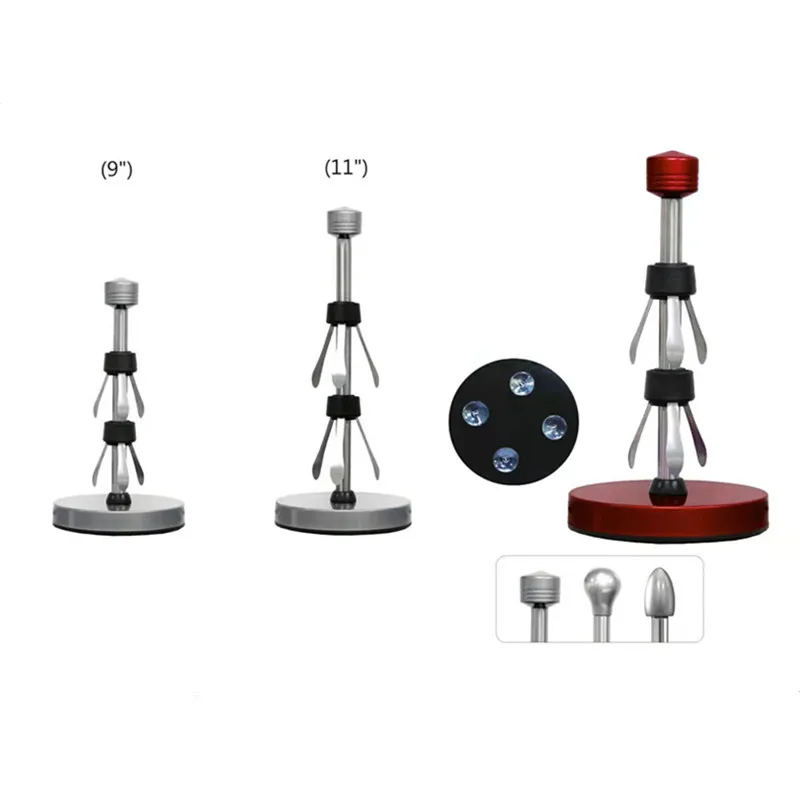 Countertop Stainless Steel Paper Towel Holder Modern Stand Up, Easy One-Handed Tear Kitchen Paper Towel Dispenser with Heavy Bas