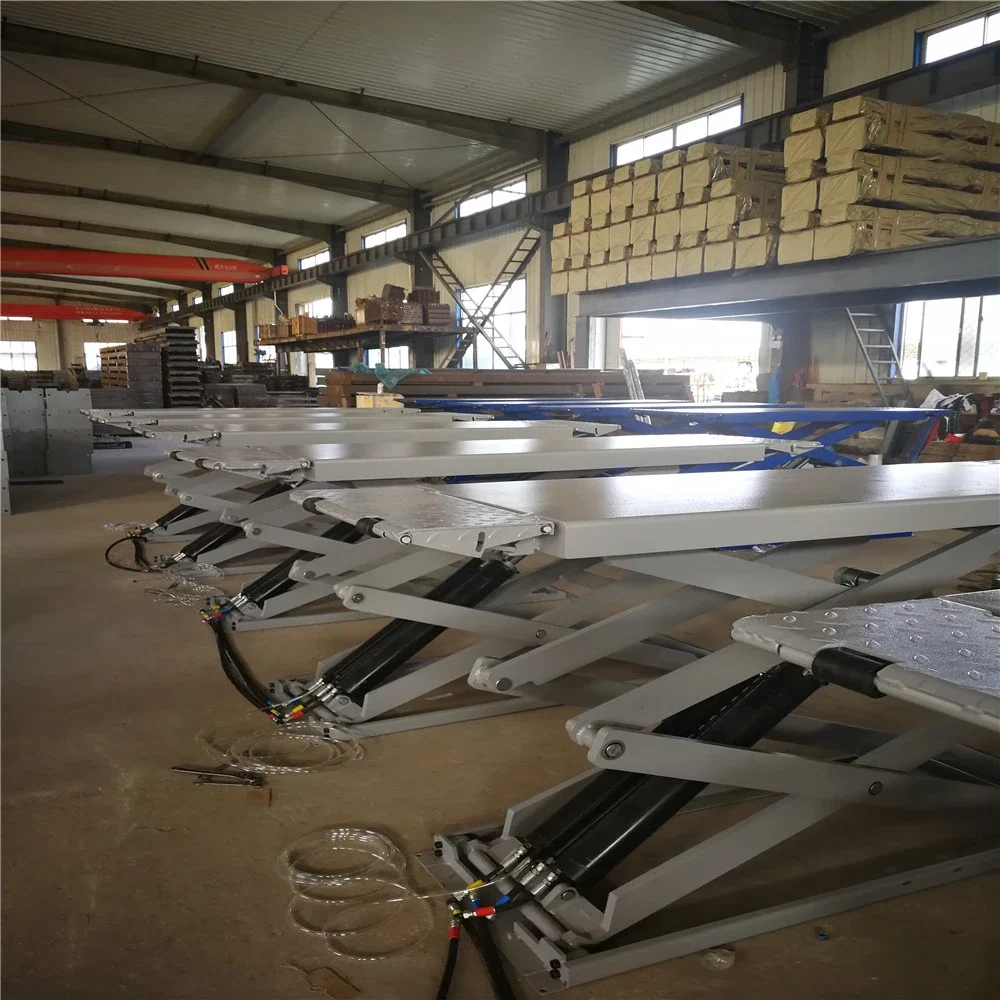 3.5T Ultrathin Scissor Car Lift for home garage