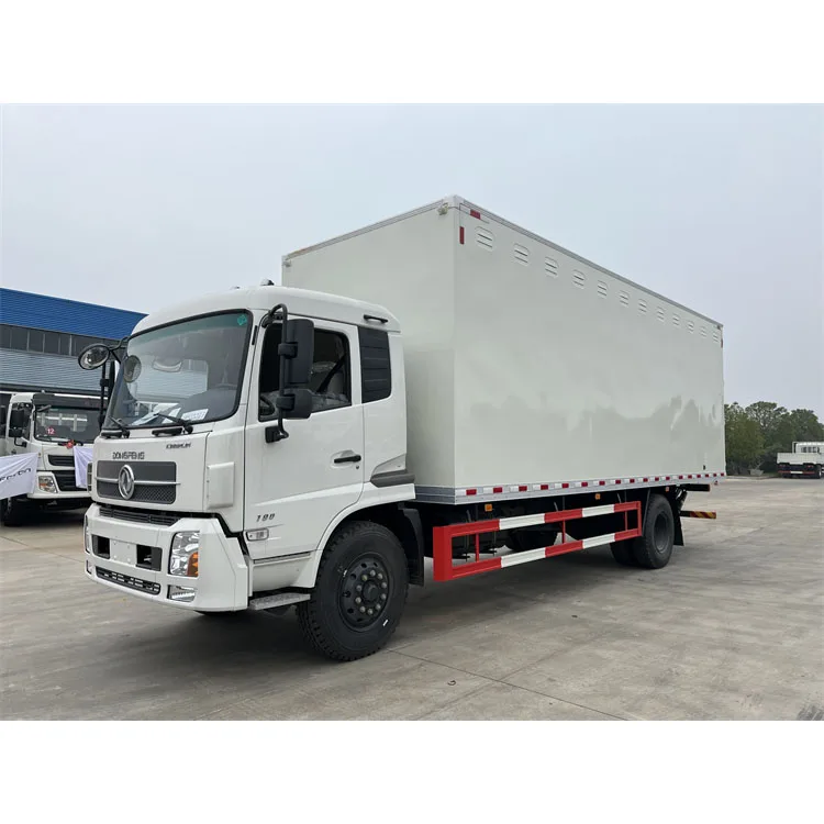 DONGFENG KR 6 Wheels 10T 12T 15T Dry Cargo Box Truck Van For Sale in Cameroon