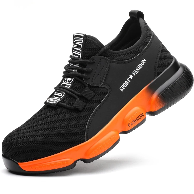 Factory Industrial Men ESD Construction Sports Protective Security Work Boots Steel Toe Cow Leather Antistatic Safety Shoes