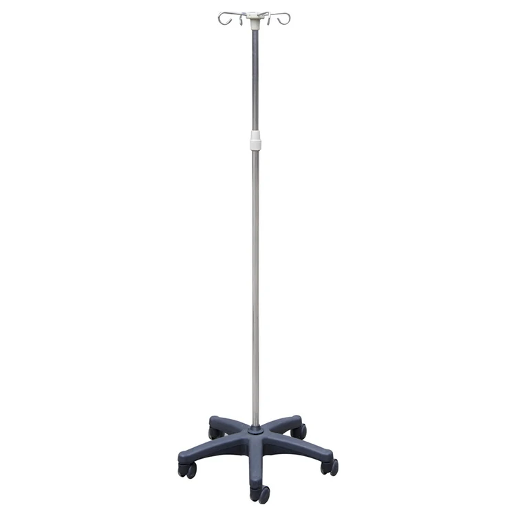 Medical Iv Poles Hospital Bed Drip Infusion Stands Portable Iv Drip Stand Infusion Heavy Mobile Iv Pole Drip Stand Holder
