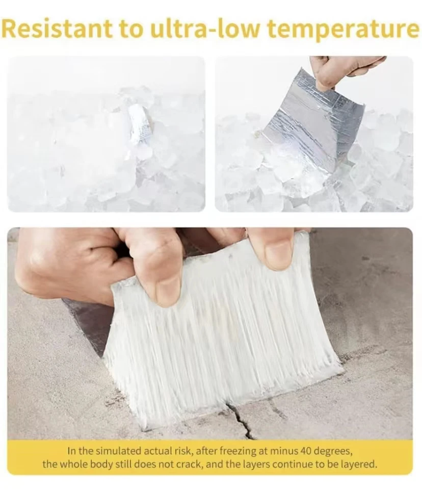 Factory Price Super Sticky Waterproof Self Adhesive Aluminium Foil Butyl Tape Roofing Rv Metal Roof Sealing Leak Repair