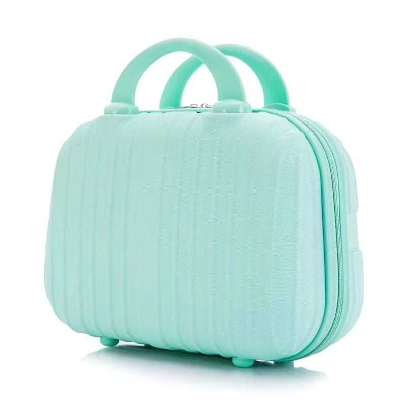 Extra Large Pink Cotton Barrel Cosmetic Pencil Case Organizer ABS Zipper Cartoon Storage Solution Skincare Makeup Products