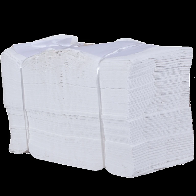 Hot Sale 1-Ply Folded Napkins Natural Linen Feel Disposable Serviette Paper Virgin Wood Pulp Printed Design for Dinner Use